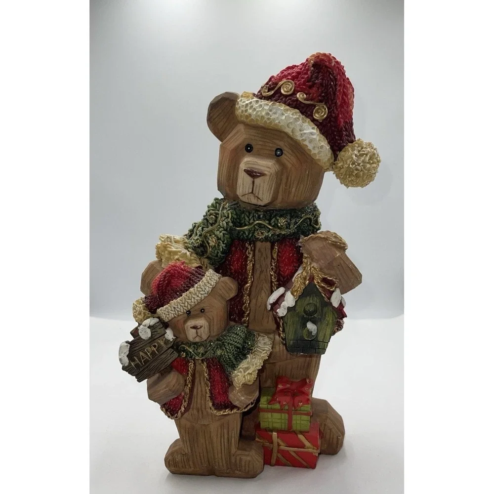 Christmas Santa Bears Figures 12